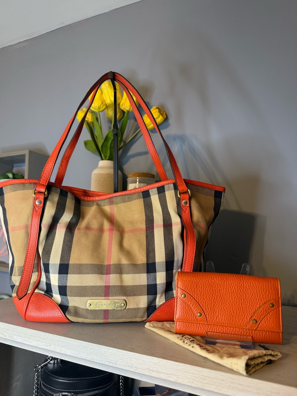 Burberry Canterbury Tote set